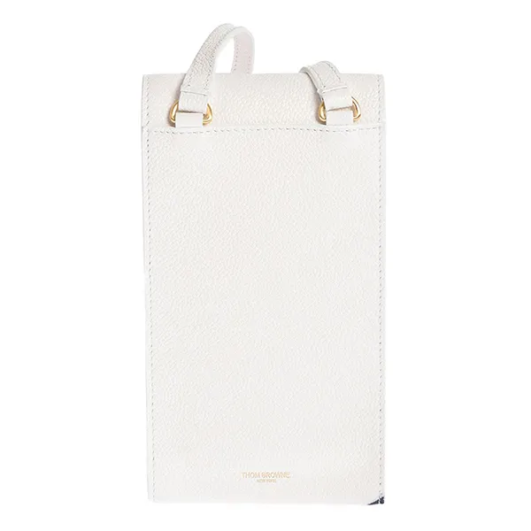 Túi Đựng Điện Thoại Thom Browne Rwb Stripe Phone Holder In Grey Màu Trắng N-QL