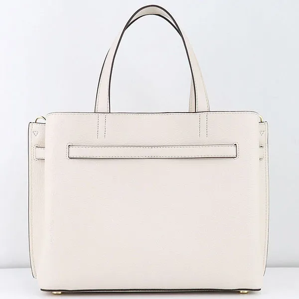 Túi Tote Nữ Michael Kors MK 35H0GU5S7T Emilia Leather Large Satchel Ladies Màu Trắng