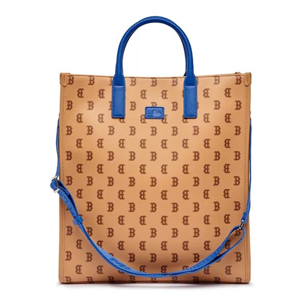Túi Tote MLB Monotive Coated Boston Red Sox 3AORM053N-43SAS Màu Nâu
