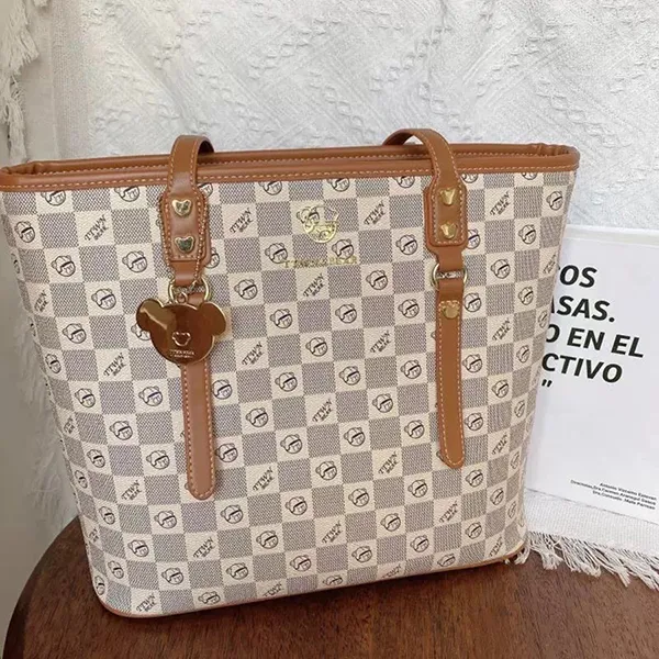 Túi Tote Nữ TTWN BEAR TN1262 Màu Be Nâu