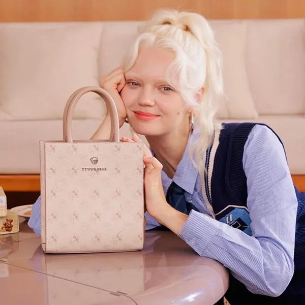 Túi Tote Nữ TTWN BEAR TN2676 Màu Be