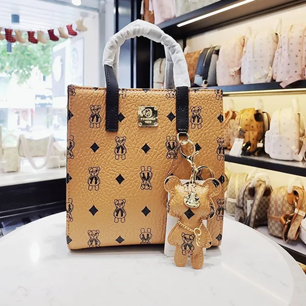 Túi Tote Nữ TTWN BEAR TN2840 TN2155 Màu Nâu Dây Nhỏ