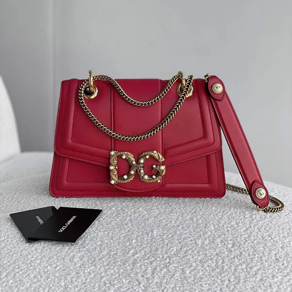 Túi Xách Nữ Dolce & Gabbana D&G Amore Cross Body Bag Red Màu Đỏ