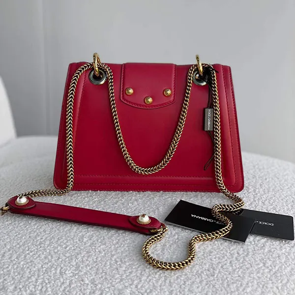 Túi Xách Nữ Dolce & Gabbana D&G Amore Cross Body Bag Red Màu Đỏ