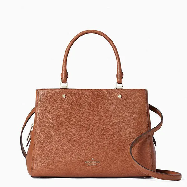 Túi Xách Nữ Kate Spade New York Leila Medium Triple Compartment Satchel Màu Nâu - Túi xách - Vua Hàng Hiệu