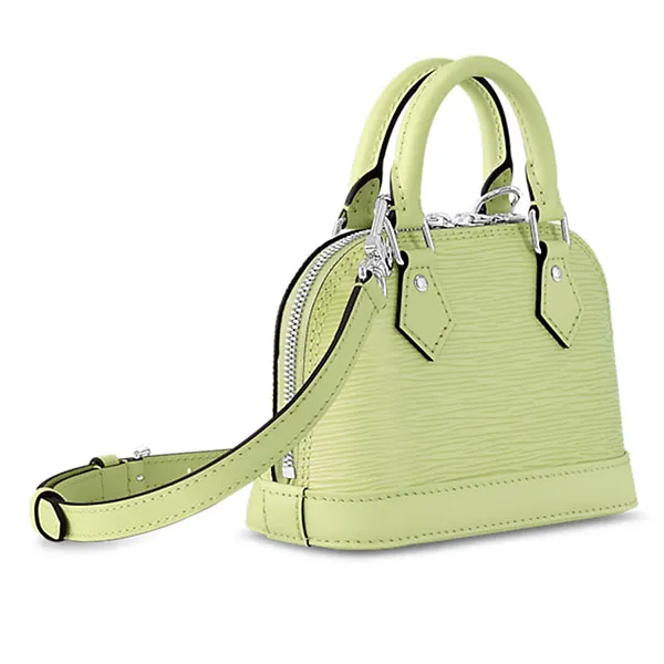 Túi Xách Nữ Louis Vuitton LV Nano Alma M82403 Vert Noto Màu Xanh Lá