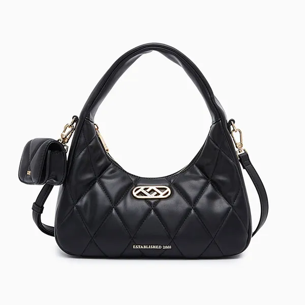 Túi Xách Nữ Lyn Boston S Shoulder Bags Black LL23FBF147 Màu Đen - Túi xách - Vua Hàng Hiệu