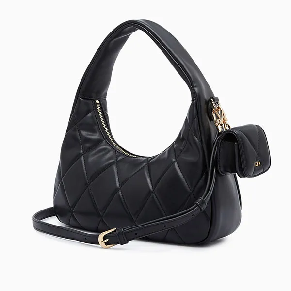 Túi Xách Nữ Lyn Boston S Shoulder Bags Black LL23FBF147 Màu Đen - Túi xách - Vua Hàng Hiệu