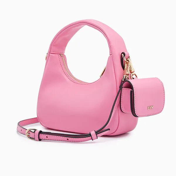 Túi Xách Nữ Lyn Boston XS Shoulder Bags Pink LL23FBF148 Màu Hồng