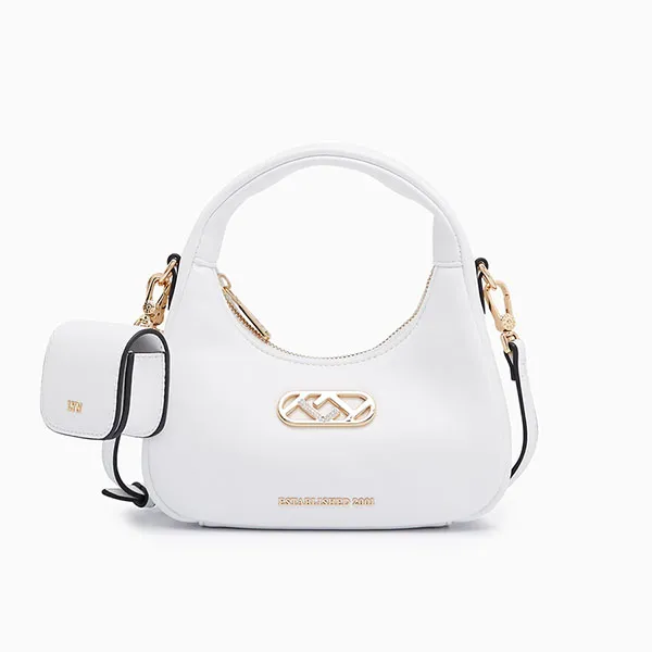 Túi Xách Nữ Lyn Boston XS Shoulder Bags White LL23FBF148 Màu Trắng