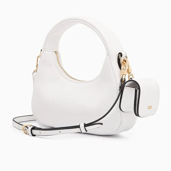 Túi Xách Nữ Lyn Boston XS Shoulder Bags White LL23FBF148 Màu Trắng