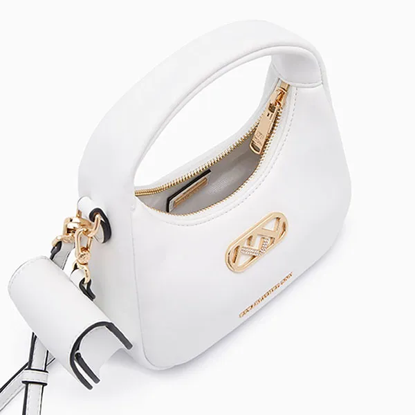 Túi Xách Nữ Lyn Boston XS Shoulder Bags White LL23FBF148 Màu Trắng