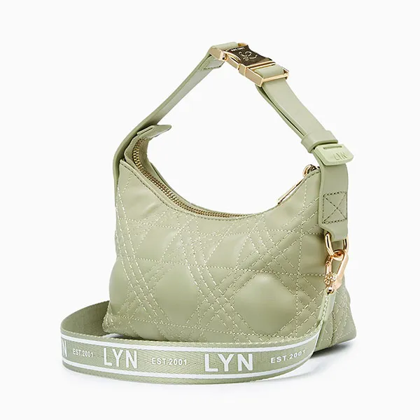 Túi Xách Nữ Lyn Chenille S Shoulder Bags Green LL23FBF105 Màu Xanh Lá