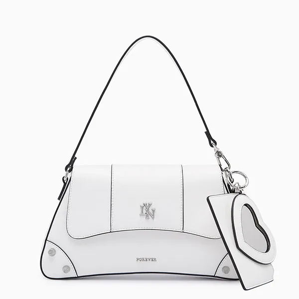 Túi Xách Nữ Lyn Verona S Shoulder Bags White LL23FBF140 Màu Trắng