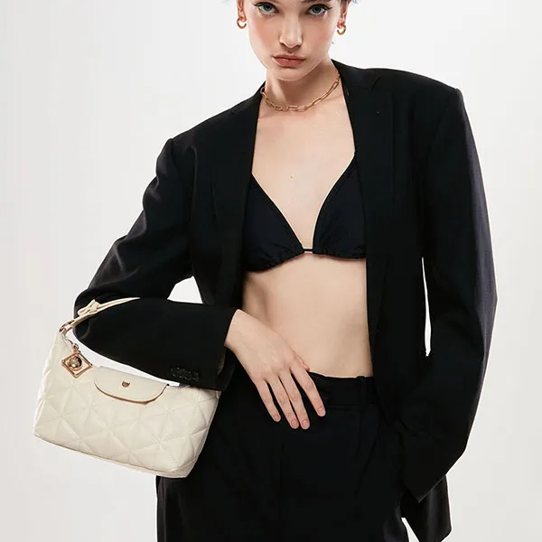 Túi Xách Nữ Lyn Verric Handbags White LL23FBS206 Màu Trắng