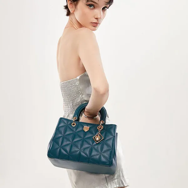 Túi Xách Nữ Lyn Verric M Handbags LL23FBS205 Màu Xanh Cổ Vịt - Túi xách - Vua Hàng Hiệu
