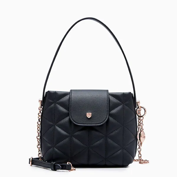 Túi Xách Nữ Lyn Verric Mini Crossbody Bags Black LL23FBS207 Màu Đen