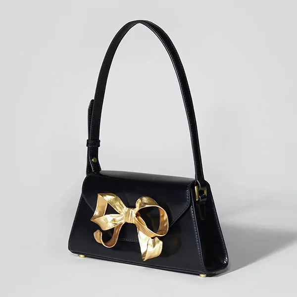 Túi Xách Nữ Self-Portrait Black Bow Mini Shoulder Bag RS23 306 B Màu Đen - Túi xách - Vua Hàng Hiệu