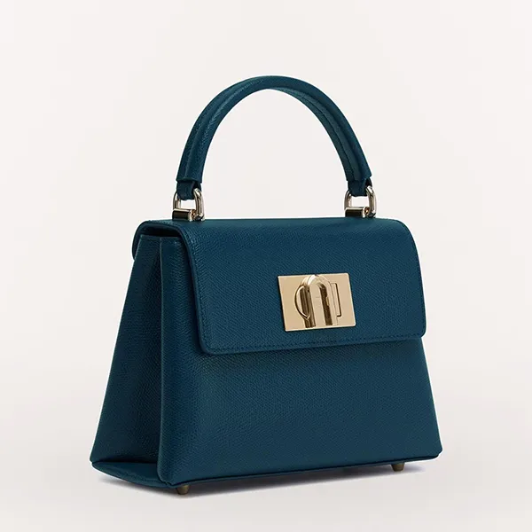 Túi Xách Tay Nữ Furla 1927 Top Handle Mini Blu Jay Màu Xanh Lam - Túi xách - Vua Hàng Hiệu