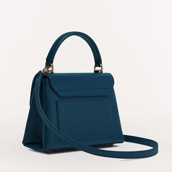 Túi Xách Tay Nữ Furla 1927 Top Handle Mini Blu Jay Màu Xanh Lam - Túi xách - Vua Hàng Hiệu