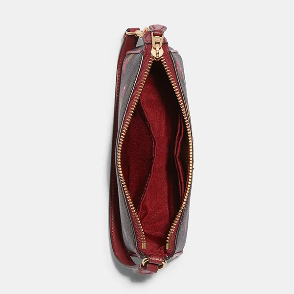 Túi Xách Tay Nữ Coach Nolita 19 In Signature Canvas With Ornament Print C7403 Màu Nâu - Túi xách - Vua Hàng Hiệu