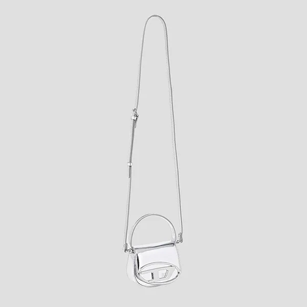 Túi Xách Tay Nữ Diesel Silver Leather 1DR Xs X08957 PS202/H0535 Màu Bạc
