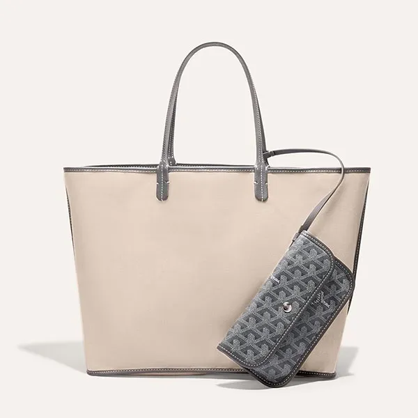 Túi Xách Tay Nữ Goyard Saint Louis PM Bag Màu Xám - Túi xách - Vua Hàng Hiệu
