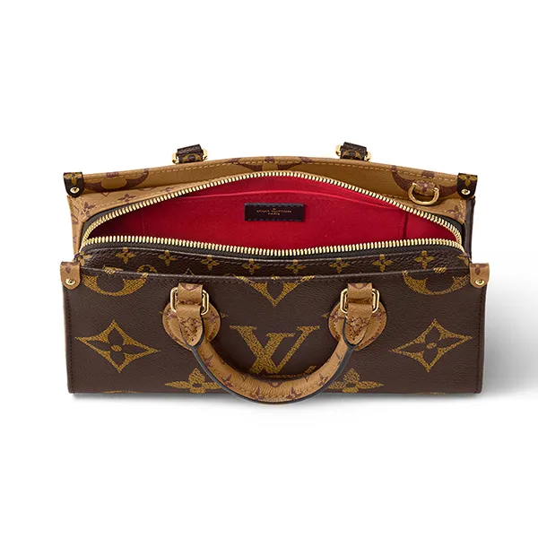 Túi Xách Tay Nữ Louis Vuitton LV On The Go East West M46653 Màu Nâu - Túi xách - Vua Hàng Hiệu