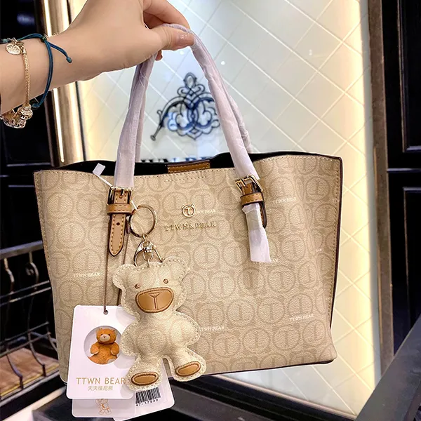 Túi Xách Tay Nữ TTWN BEAR TN2623 TN2847 Màu Nâu Khaki