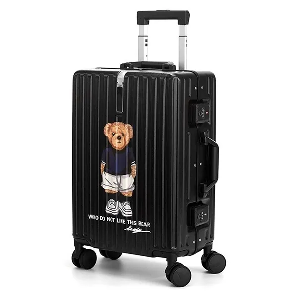 Vali Nữ TTWN BEAR 24 7002-24C-300 Màu Đen Size 24