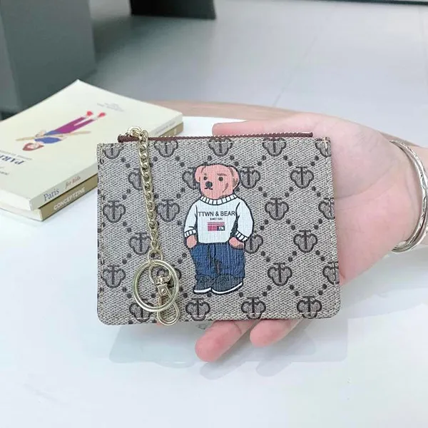 Ví Đựng Thẻ Nữ TTWN BEAR TT2449 TT2454 Màu Xám