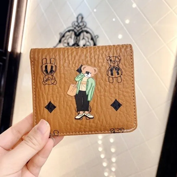 Ví Gập Nữ TTWN BEAR TT2207 TT2236 Màu Nâu Khaki