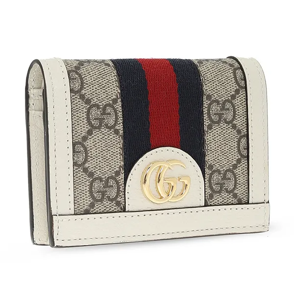 Ví Nữ Gucci Beige Ophidia Wallet Phối Màu