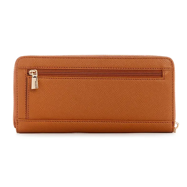 Ví Nữ Guess Laurel Large Zip-Around Wallet Brown ZG850046 Màu Nâu