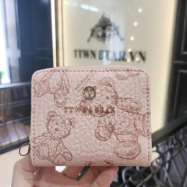 Ví Nữ TTWN BEAR TT2326 TT2364 Màu Hồng