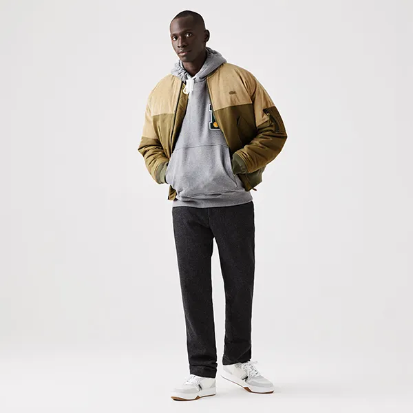 Áo Bomber Nam Lacoste Bimaterial Quilted Zip Bomber Jacket BH7773 038 Phối Màu Size 50 - Thời trang - Vua Hàng Hiệu