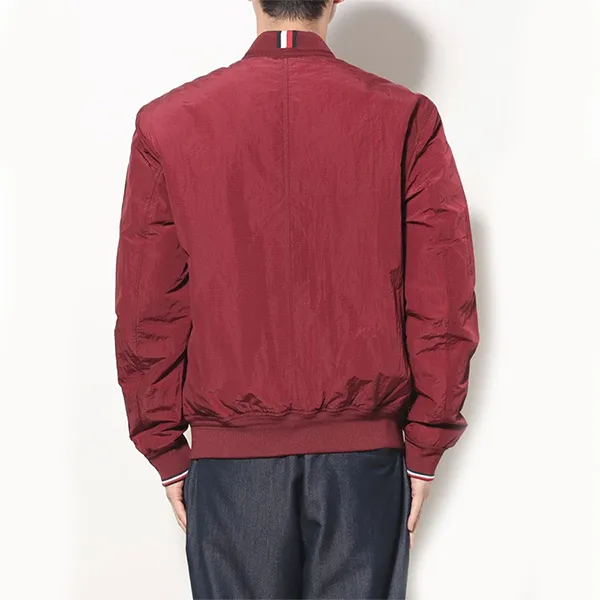 Áo Bomber Nam Tommy Hilfiger Bomber Jacket Red MW21178 XJS Màu Đỏ Đô Size L - Thời trang - Vua Hàng Hiệu