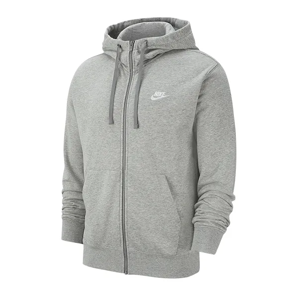 Áo Hoodie Nike Sportswear Club Full Zip Hoodie Màu Xám Size 2XL - Thời trang - Vua Hàng Hiệu