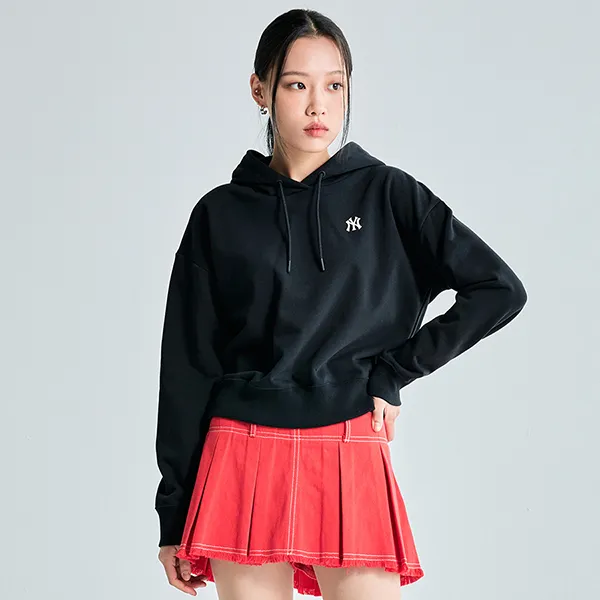 Áo Hoodie Nữ MLB Athleisure New York Yankees 3FHDB2134-50BKS Màu Đen
