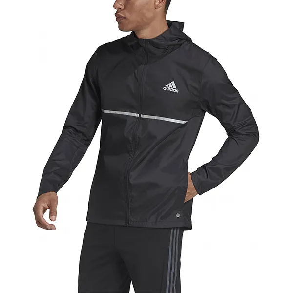 Áo Khoác Nam Adidas Own The Run Jacket Black H58592 Màu Đen