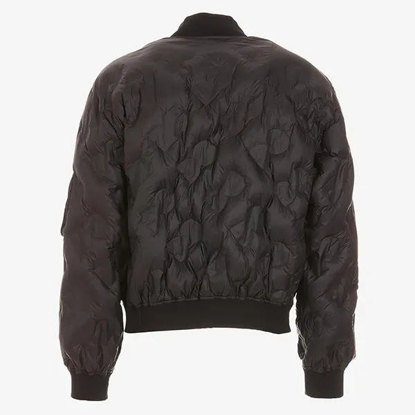 Áo Khoác Nam Dolce & Gabbana D&G Logo-Quilted Bomber Jacket G9XR0TGF076S9000 Màu Đen Size 44
