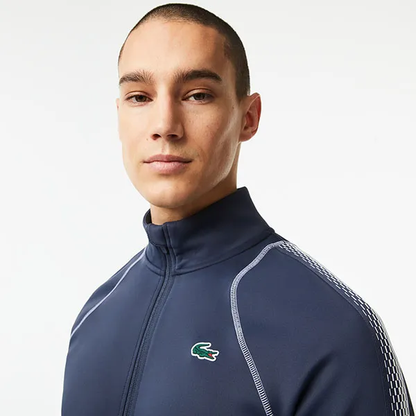 Áo Khoác Nam Lacoste SPORT Tennis x Daniil Medvedev Zipped Sweatshirt SH5220 - C9C Màu Xanh Navy Size 3 - Thời trang - Vua Hàng Hiệu