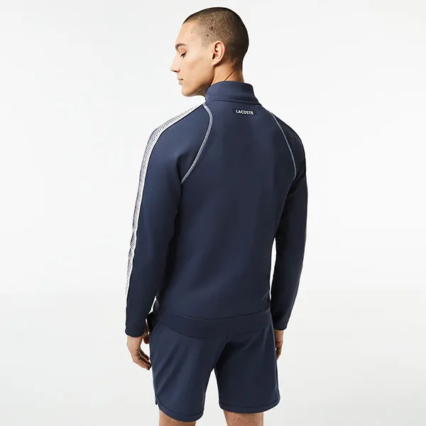 Áo Khoác Nam Lacoste SPORT Tennis x Daniil Medvedev Zipped Sweatshirt SH5220 - C9C Màu Xanh Navy Size 3 - Thời trang - Vua Hàng Hiệu
