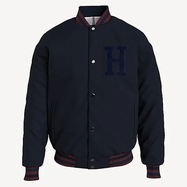 Áo Khoác Nam Tommy Hilfiger Adaptive Varsity 78J6447 - 410 Màu Xanh Navy Size L - Thời trang - Vua Hàng Hiệu