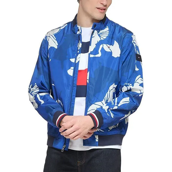 Áo Khoác Nam Tommy Hilfiger Men's Lightweight Spring Bomber Jacket Màu Xanh Blue Size L - Thời trang - Vua Hàng Hiệu