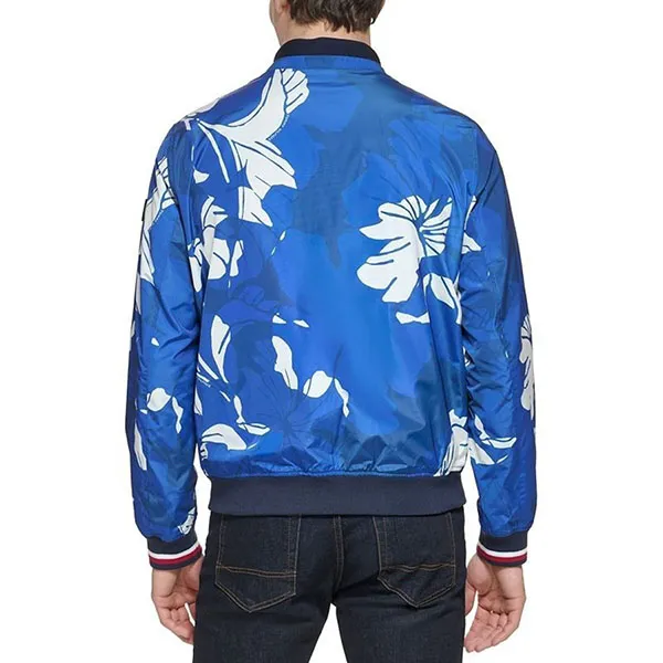 Áo Khoác Nam Tommy Hilfiger Men's Lightweight Spring Bomber Jacket Màu Xanh Blue Size L - Thời trang - Vua Hàng Hiệu