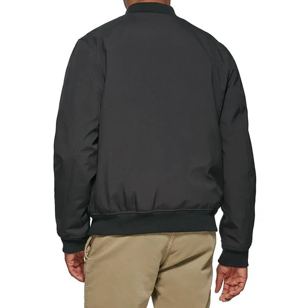 Áo Khoác Nam Tommy Hilfiger Men's Lightweight Varsity Rib Knit Bomber Jacket 152AP800 - BLK Màu Đen Size S - Thời trang - Vua Hàng Hiệu
