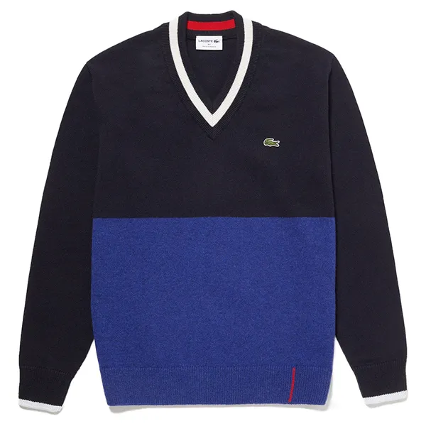 Áo Len Nam Lacoste Men’s Crew Neck AH2051L-ALP Phối Màu Size 3