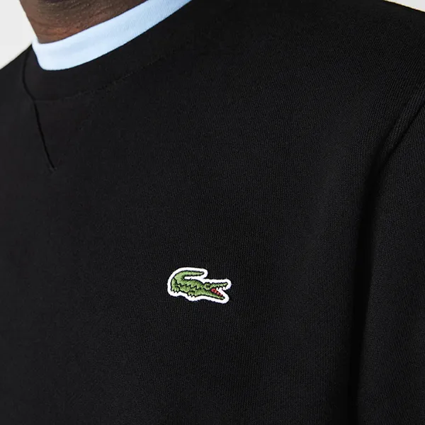 Áo Nỉ Sweater Nam Lacoste Men's Sweatshirt SH1505-C31 Màu Đen Size 2