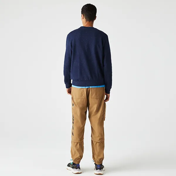 Áo Nỉ Sweater Nam Lacoste Sweatshirt SH1962-7CG Màu Xanh Navy Size 3 - Thời trang - Vua Hàng Hiệu